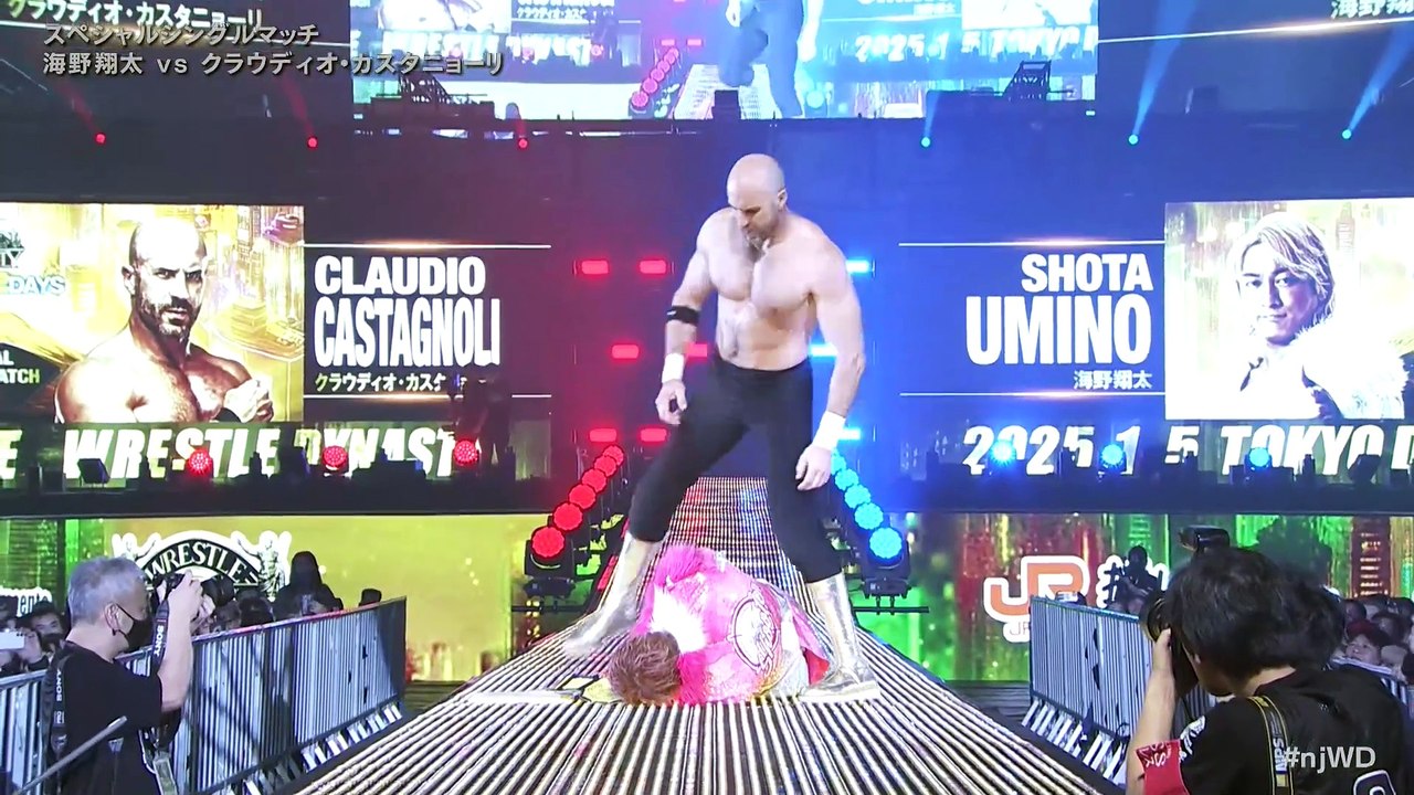 Shota Umino vs Claudio Castagnoli - Special Single Match: WRESTLE DYNASTY（1/5/2025）[Japanese commentary]