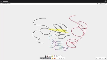 Microsoft Whiteboard Course Section 4 Inking Mode Pen Types