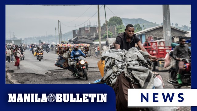 Displaced people flee camps on outskirts of Goma as fighting intensifies