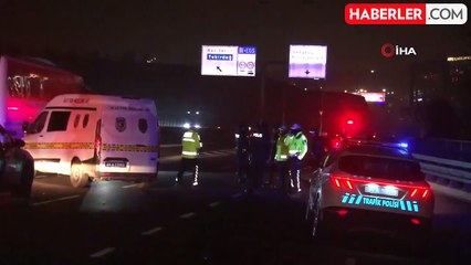 E-5'te feci kaza: Yaya hayatını kaybetti