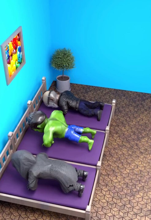 Hulk black monster sleeping 😪😴