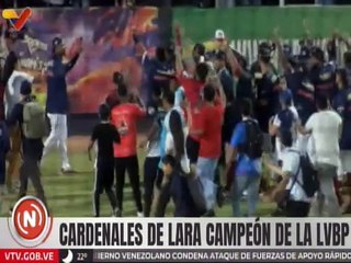 Cardenales de Lara conquista su séptimo título en la LVBP
