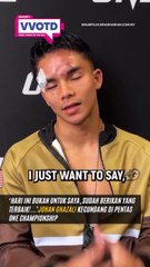 Walaupun @johanghazali_ tidak membawa pulang kemenangan, dia tetap juara di hati rakyat Malaysia!