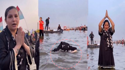 Maha Kumbh 2025: Sapna Choudhary  ने महाकुंभ में लगाई डुबकी, नाव में भी घूमती दिखी, Viral Video