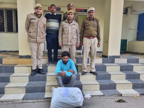 भिवाड़ी पुलिस ने को मादक पदार्थ तस्करों को गिरफ्तार किया