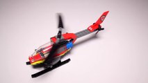 Lego City 60411 Fire Rescue Helicopter Speed Build