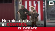 El azote de la borrasca Herminia en su llegada a España