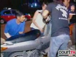 Driver Slams Into Policemen – CAUGHT ON TAPE