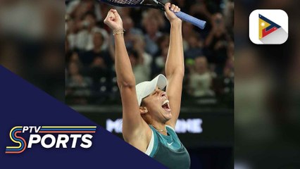 Madison Keys, sinelyuhan ang unang Grandslam Title matapos talunin si Aryna Sabalenka sa Australian Open