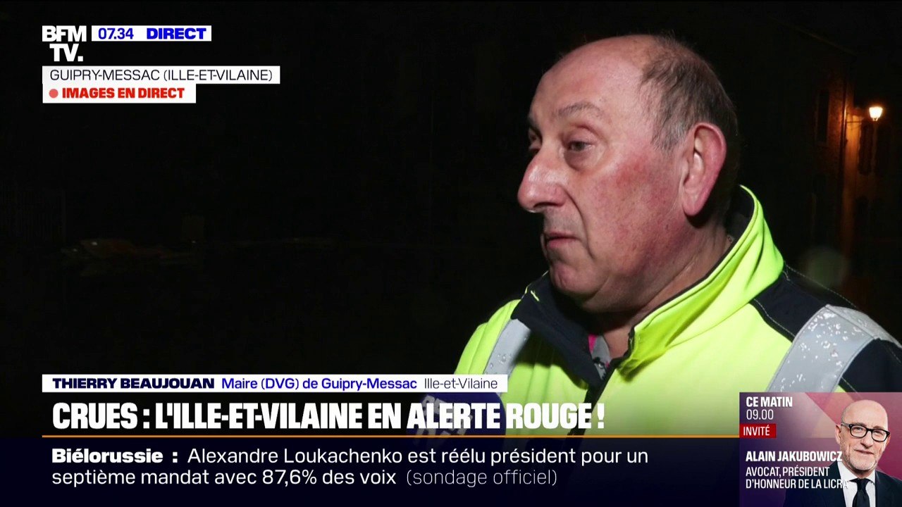 "C'est des bateaux aujourd'hui qu'il va nous falloir": l'Ille-et-Vilaine connaît des crues historiques