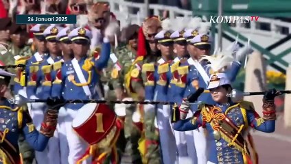 Lagu Maju Tak Gentar Menggema di Parade HUT India, Para Prajurit TNI Jadi Sorotan!