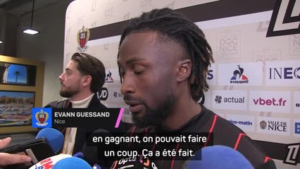 Nice - Guessand : “On a été récompensés de nos efforts”