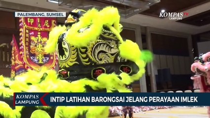 Intip Latihan Kelompok Barongsai Jelang Perayaan Imlek
