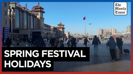 Beijing residents rush back home for Lunar New Year celebrations