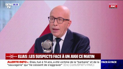 Justice des mineurs: "La chaîne pénale est impuissante", déclare Éric Ciotti (UDR)