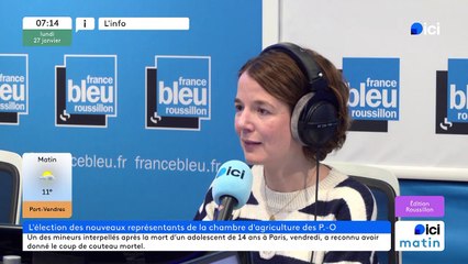 Valentin Lépineux, candidat de la Confédération paysanne aux élections à la chambre d'agriculture des PO
