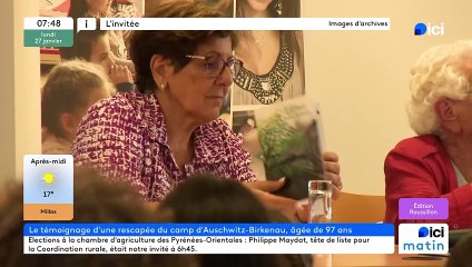 Esther Senot, rescapée du camp d'Auschwitz