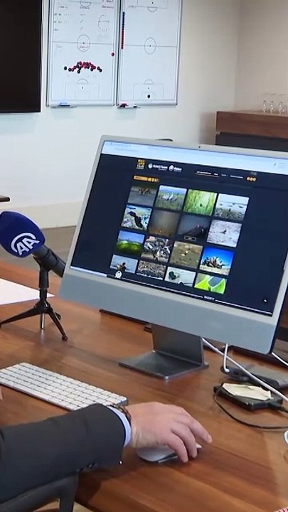 A Milli Futbol Takımı Teknik Direktörü Vincenzo Montella, AA'nın "Yılın Kareleri" oylamasına katıldı