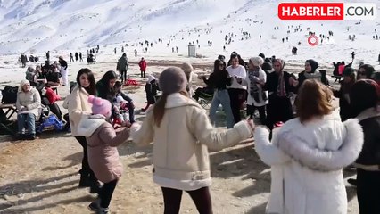 Hazar Baba Kayak Merkezi Sömestir Tatilinde Yoğun İlgi Görüyor