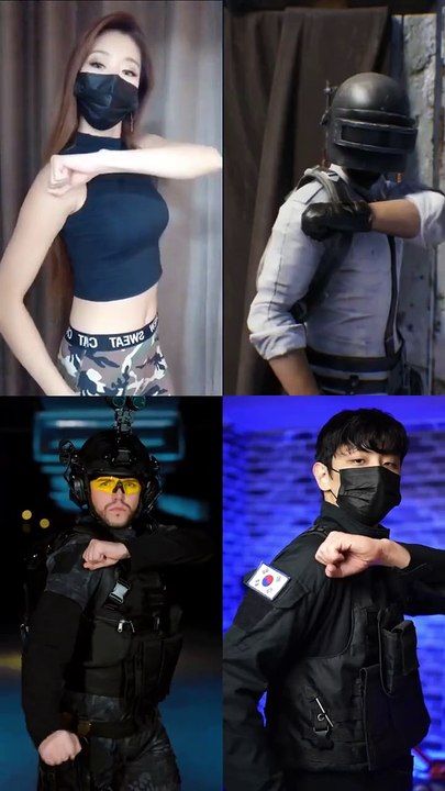 전설이였던 #배그손댄스 4인방 #사천왕