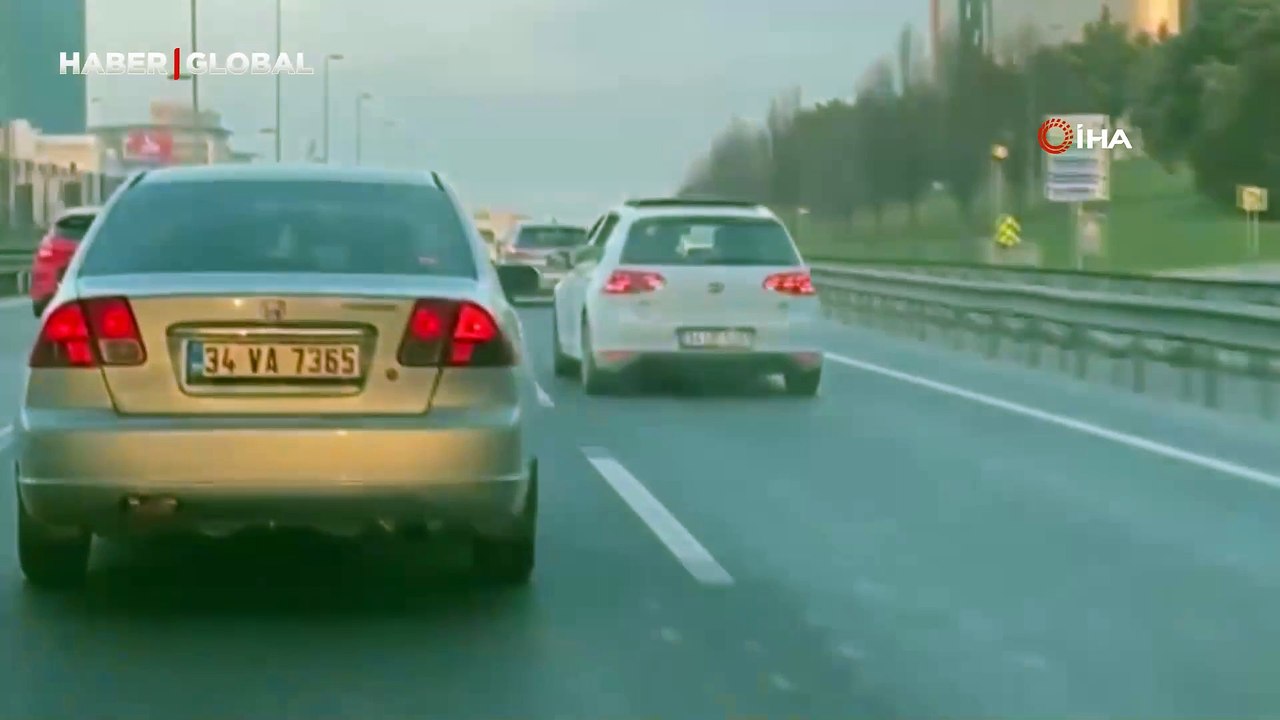 E-5 Karayolunda tehlikeli hareketler