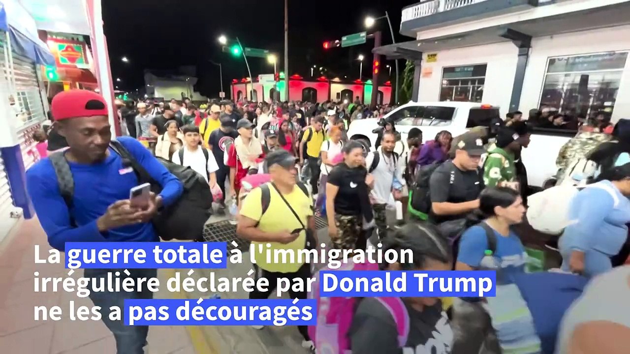 Mexique: une caravane d'un millier de migrants se dirige vers les Etats-Unis