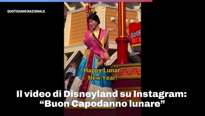 Il video di Disneyland su Instagram: "Buon Capodanno lunare"