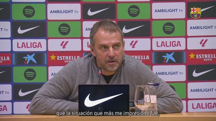 El gesto de Gavi con Pablo Torre que desveló Flick tras el Barça-Valencia