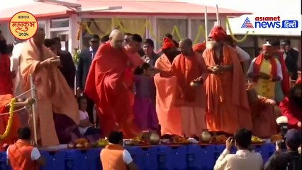 संगम स्नान के बाद Amit Shah ने परिवार के साथ किया गंगा पूजन, जय शाह भी साथ आए नजर