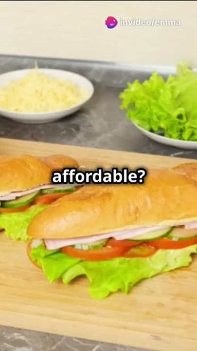 Sub des Tages – Subway Menü