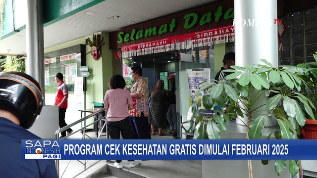 Program Cek Kesehatan Gratis Dimulai Februari 2025, Ini Kata Sekjen Kemenkes