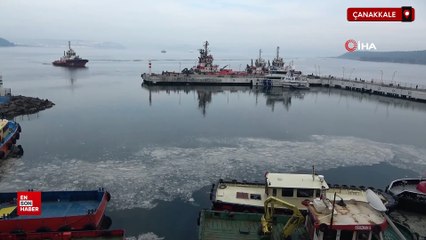 Müsilaj Çanakkale Boğazı'nı kaplamaya başladı