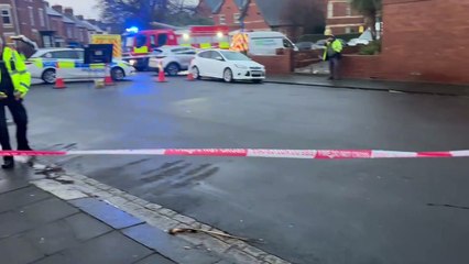 The aftermath of the sinkhole in South Shields