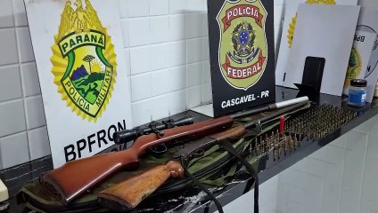 Pronto para a guerra? BPFron apreende espingardas e munições em região de contrabando