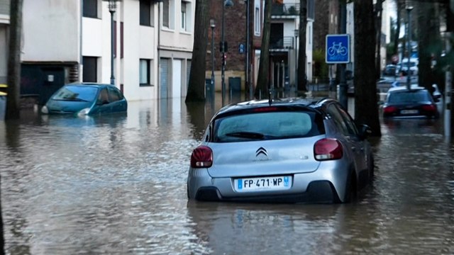 A Rennes, des inondations sans précédent depuis 40 ans dues à la dépression Herminia