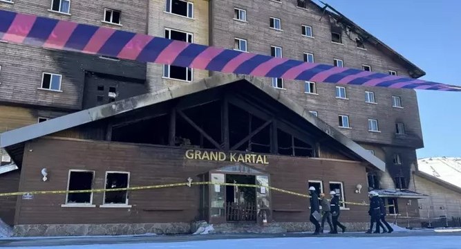 Çevre, Şehircilik ve İklim Değişikliği Bakanlığı ekipleri, Grand Kartal Otel’de inceleme yaptı