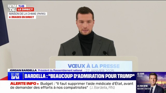 Jordan Bardella (RN): “Seul un retour aux urnes permettra de dégager un cap clair”