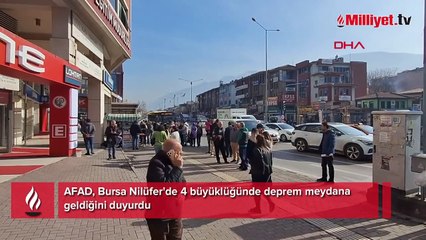 AFAD duyurdu! Bursa'da korkutan deprem