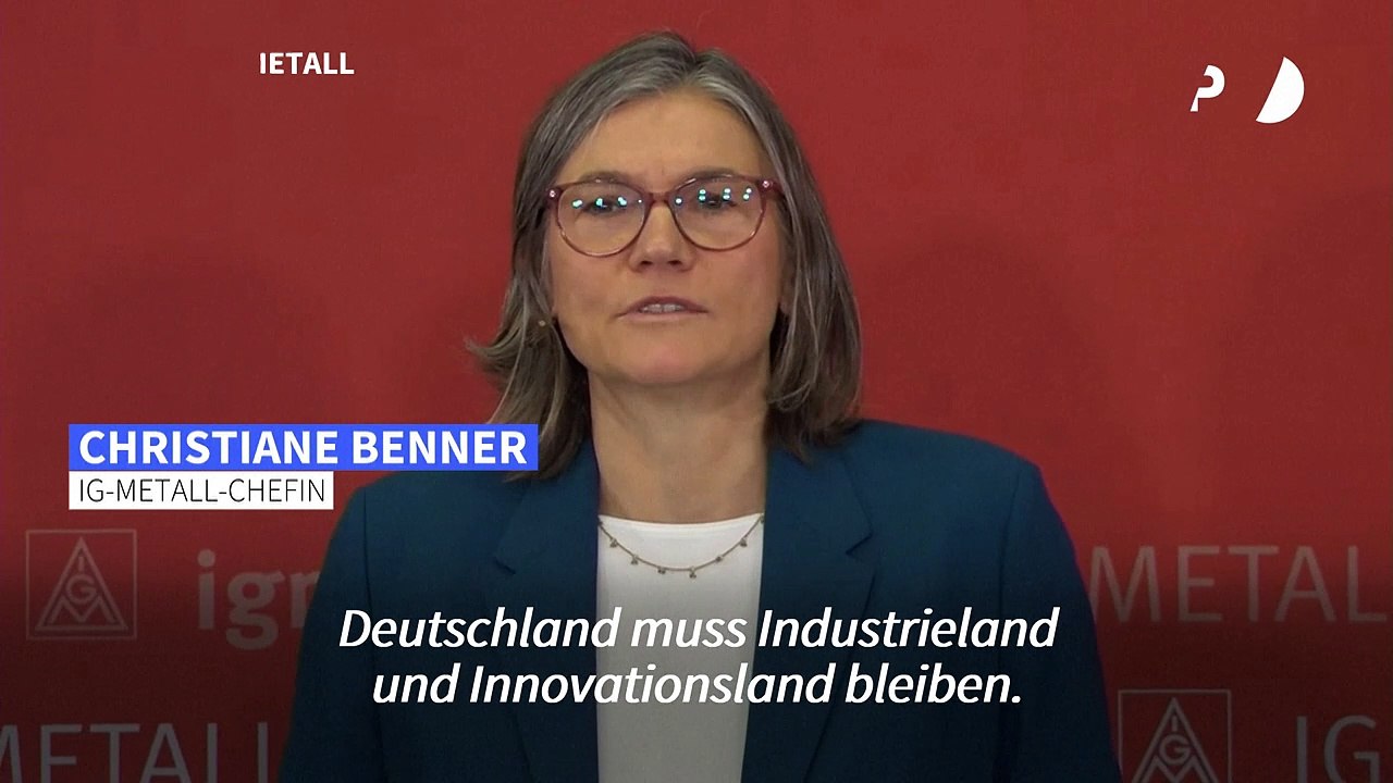 Ig metall fordert joboffensive: "die lage ist wirklich ernst"