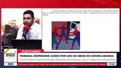 JUDICIÁRIO EM DECADÊNCIA: JUÍZA FEDERAL USA MEME DO HOMEM-ARANHA EM SENTENÇA