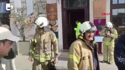Beyoğlu'nda otelde yangın