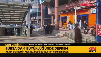 Deprem Uzmanı Prof. Dr. Süleyman Pampal açıklamalarda bulundu