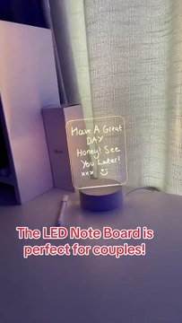 Creative Note Board Creative Led Night Light USB Message Board