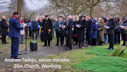 Holocaust Memorial Day 2025 Commemoration in Worthing