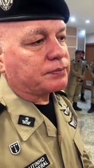 Coronel da PM comenta denúncia de agressão da torcida do Vitória: "Versões ambíguas"