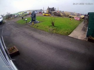 Storm Eowyn causes damage to Blackburn Beverley plane