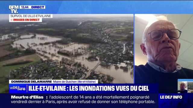 Crues en Ille-et-Vilaine: On est dans une situation très très compliquée , raconte le maire de Guichen Pont-Réan