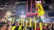 NO COMMENT: Un desfile en la capital de Birmania celebra por anticipado el Año Nuevo Lunar