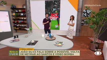 João Silva abre o coração sobre paixão pelo futebol, saúde do pai e programa na Band | Melhor da Tarde