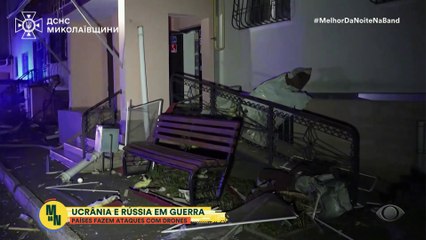 Ucrânia e Rússia fazem ataques com drones durante guerra | Melhor da Noite